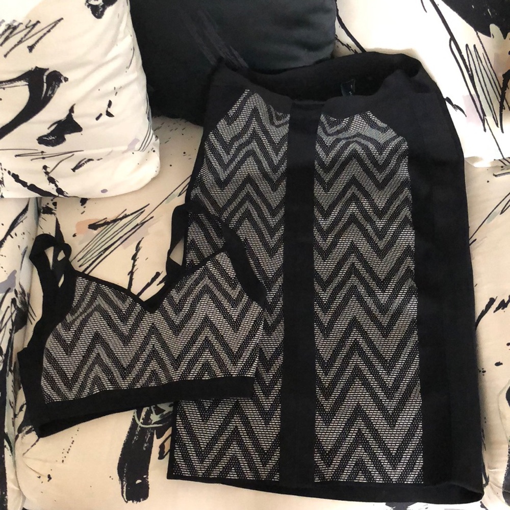 Marciano bandage skirt & top set